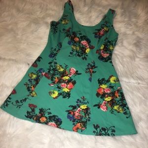 Mini floral dress